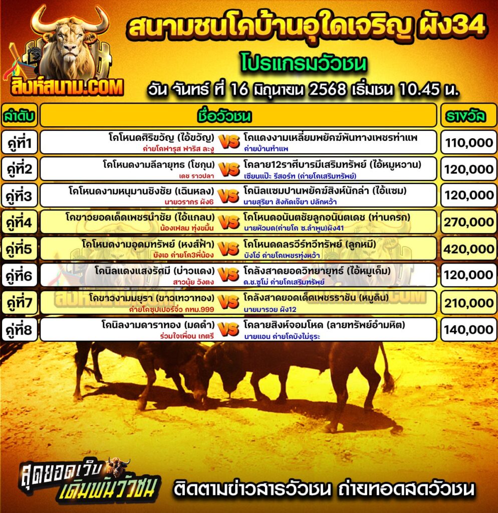 #ปฏิทินวัวชน #ปฏิทิน #ปฏิทินวัว #วัว #วัวชน #วัวชนวันนี้ #วัวชนล่าสุด #สิงห์สนาม #ดูวัวชน #วัวชนออนไลน์ #โปรแกรมวัวชน #วัวชนคู่เอก #ผลวัวชน #โปรแกมวัว #โปรแกรมวัวชน #วัวชนวันนี้ #วัว #วัวชนออนไลน์