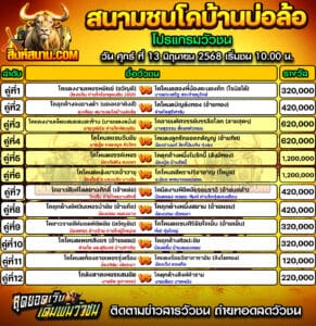 #ปฏิทินวัวชน #ปฏิทิน #ปฏิทินวัว #วัว #วัวชน #วัวชนวันนี้ #วัวชนล่าสุด #สิงห์สนาม #ดูวัวชน #วัวชนออนไลน์ #โปรแกรมวัวชน #วัวชนคู่เอก #ผลวัวชน #โปรแกมวัว #โปรแกรมวัวชน #วัวชนวันนี้ #วัว #วัวชนออนไลน์