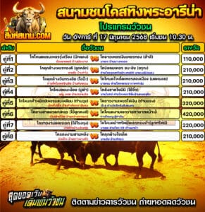 #ปฏิทินวัวชน #ปฏิทิน #ปฏิทินวัว #วัว #วัวชน #วัวชนวันนี้ #วัวชนล่าสุด #สิงห์สนาม #ดูวัวชน #วัวชนออนไลน์ #โปรแกรมวัวชน #วัวชนคู่เอก #ผลวัวชน #โปรแกมวัว #โปรแกรมวัวชน #วัวชนวันนี้ #วัว #วัวชนออนไลน์