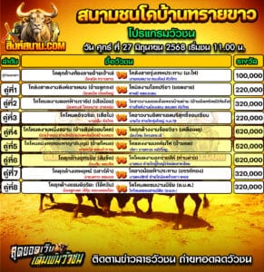 #ปฏิทินวัวชน #ปฏิทิน #ปฏิทินวัว #วัว #วัวชน #วัวชนวันนี้ #วัวชนล่าสุด #สิงห์สนาม #ดูวัวชน #วัวชนออนไลน์ #โปรแกรมวัวชน #วัวชนคู่เอก #ผลวัวชน #โปรแกมวัว #โปรแกรมวัวชน #วัวชนวันนี้ #วัว #วัวชนออนไลน์