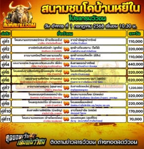 #ปฏิทินวัวชน #ปฏิทิน #ปฏิทินวัว #วัว #วัวชน #วัวชนวันนี้ #วัวชนล่าสุด #สิงห์สนาม #ดูวัวชน #วัวชนออนไลน์ #โปรแกรมวัวชน #วัวชนคู่เอก #ผลวัวชน #ทีเด็ดวัวชน #ดูวัวชน #วัวชนเงินล้าน