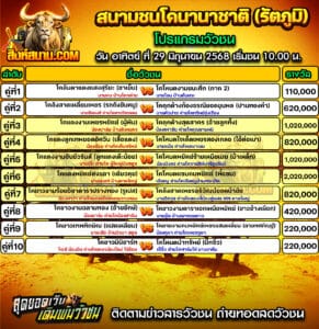 #ปฏิทินวัวชน #ปฏิทิน #ปฏิทินวัว #วัว #วัวชน #วัวชนวันนี้ #วัวชนล่าสุด #สิงห์สนาม #ดูวัวชน #วัวชนออนไลน์ #โปรแกรมวัวชน #วัวชนคู่เอก #ผลวัวชน #ทีเด็ดวัวชน #ดูวัวชน #วัวชนเงินล้าน