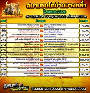 #ปฏิทินวัวชน #ปฏิทิน #ปฏิทินวัว #วัว #วัวชน #วัวชนวันนี้ #วัวชนล่าสุด #สิงห์สนาม #ดูวัวชน #วัวชนออนไลน์ #โปรแกรมวัวชน #วัวชนคู่เอก #ผลวัวชน #โปรแกมวัว #โปรแกรมวัวชน #วัวชนวันนี้ #วัว #วัวชนออนไลน์