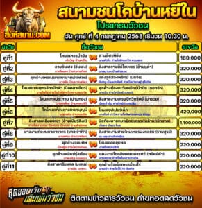 #ปฏิทินวัวชน #ปฏิทิน #ปฏิทินวัว #วัว #วัวชน #วัวชนวันนี้ #วัวชนล่าสุด #สิงห์สนาม #ดูวัวชน #วัวชนออนไลน์ #โปรแกรมวัวชน #วัวชนคู่เอก #ผลวัวชน #ทีเด็ดวัวชน #ดูวัวชน #วัวชนเงินล้าน #สิงห์สนามวัวชน #ทีเด็ดวัว #ทีเด็ดวัวชน