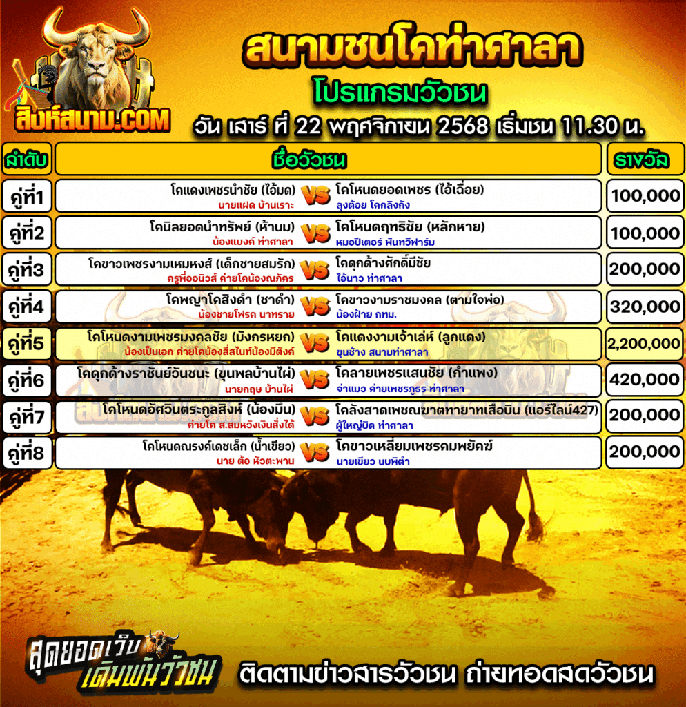 โปรแกรมท่าศาลา22