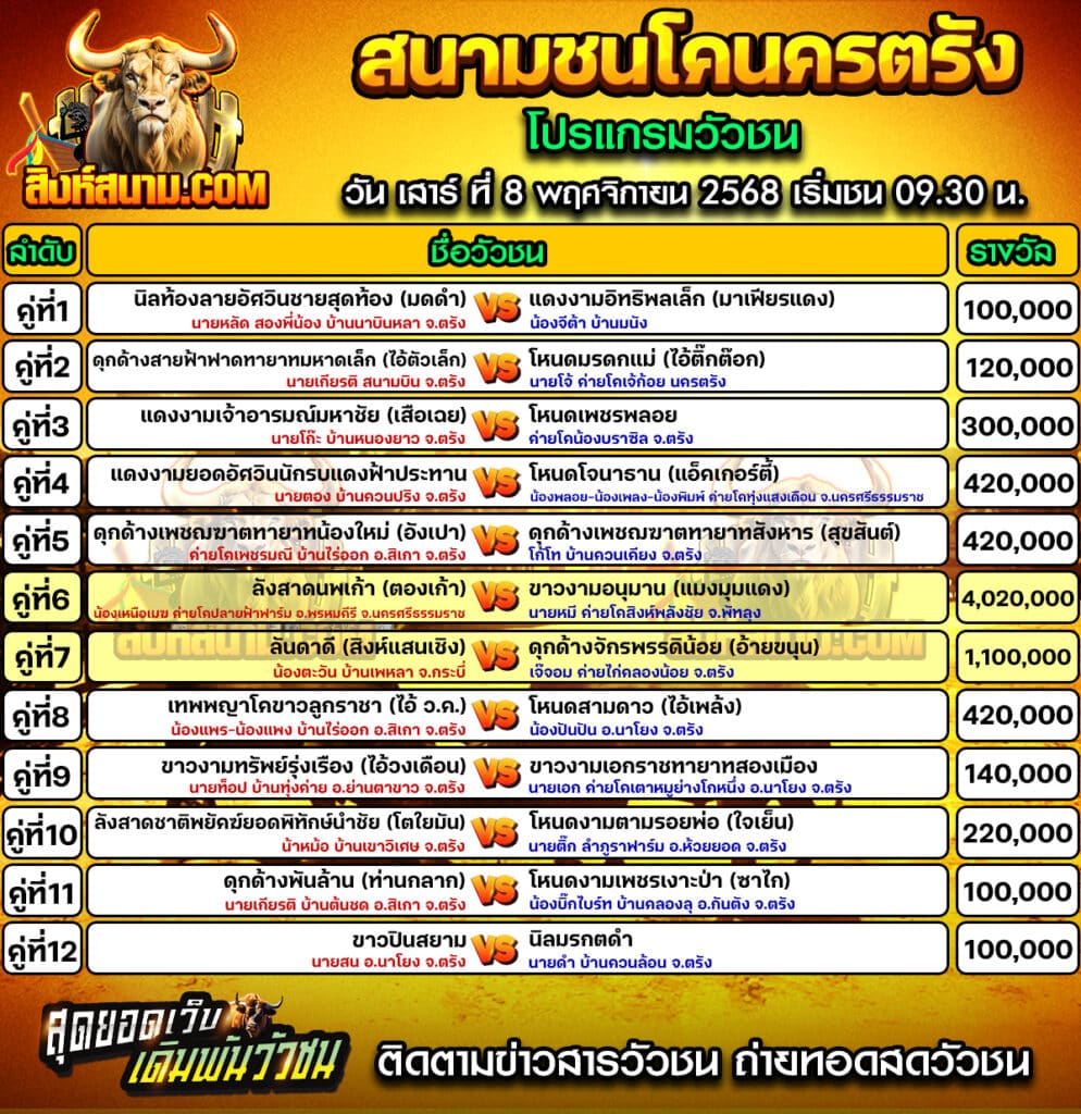 โปรแกรมนครตรัง วันที่8