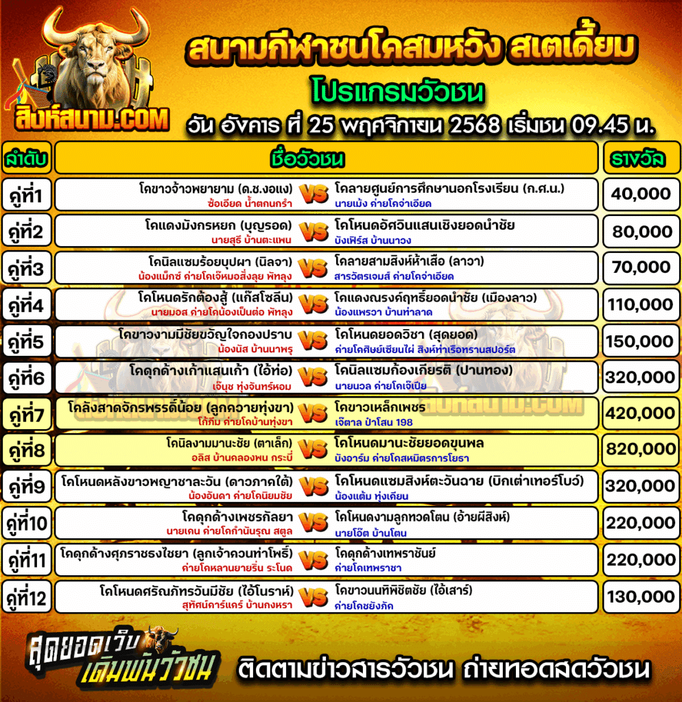 โปรแกรมสมหวัง25