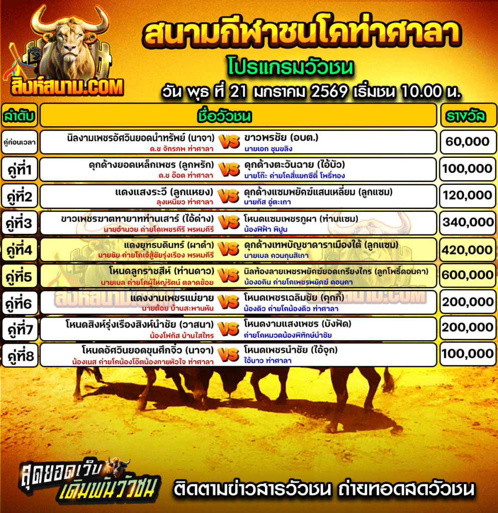 โปรแกรมท่าศาลา21