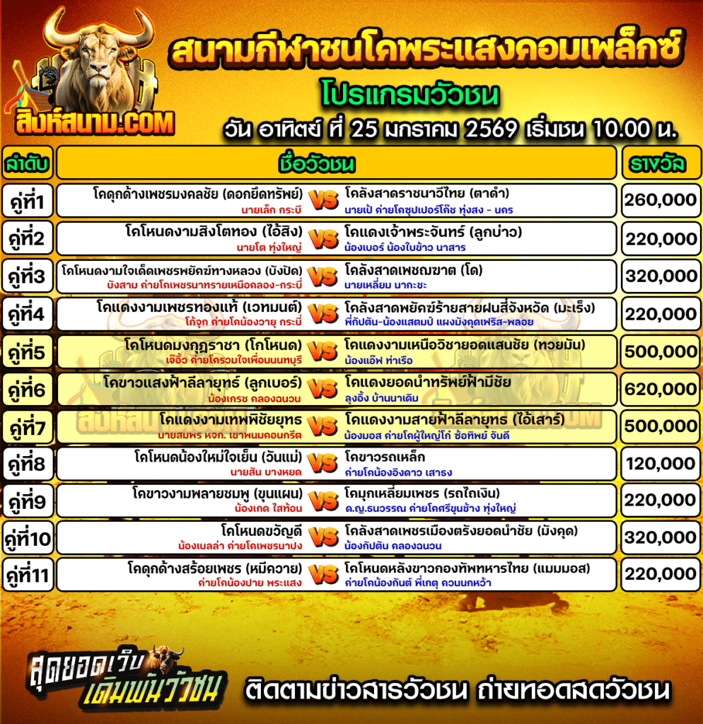 โปรแกรมพระแสง25