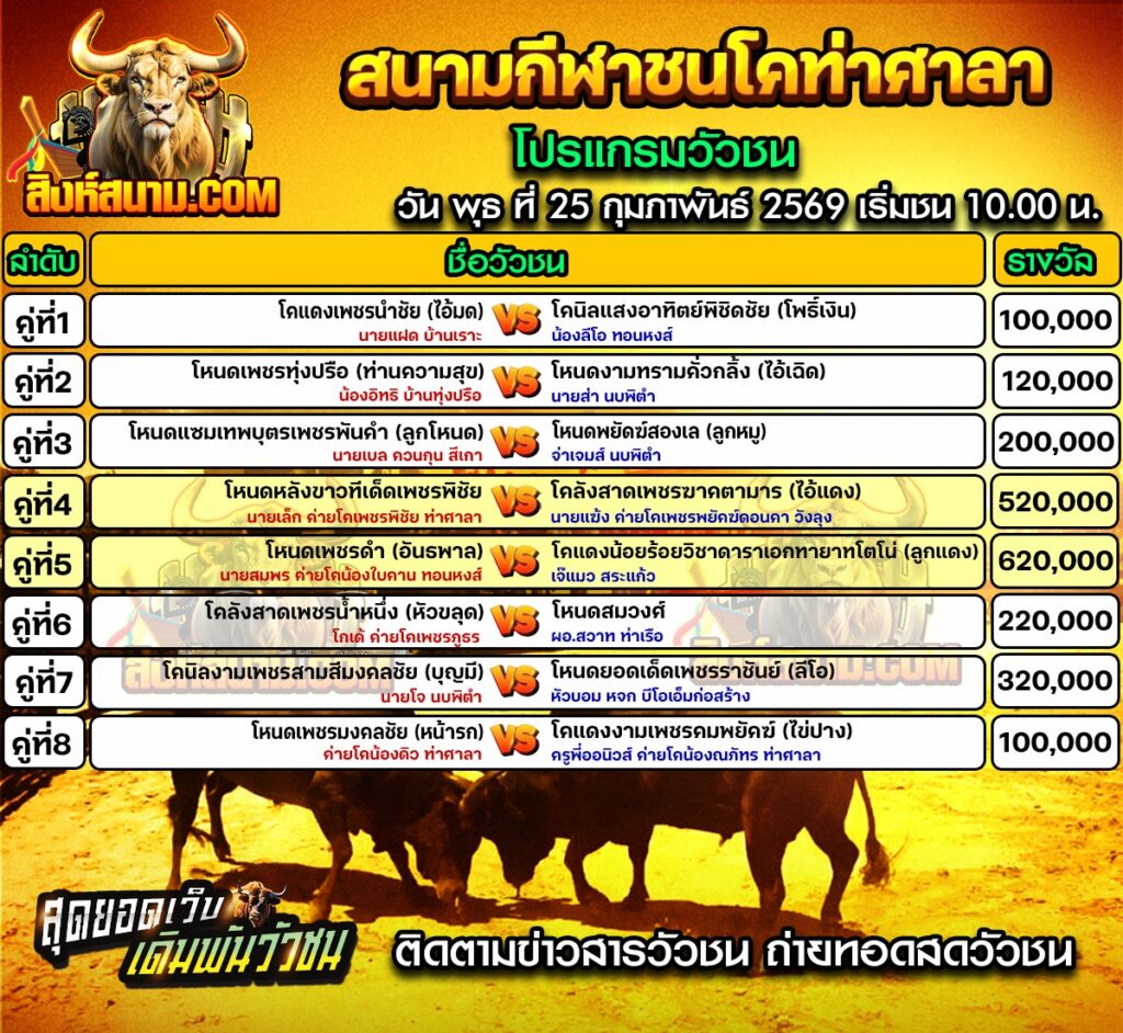 สนามกีฬาชนโคท่าศาลา
