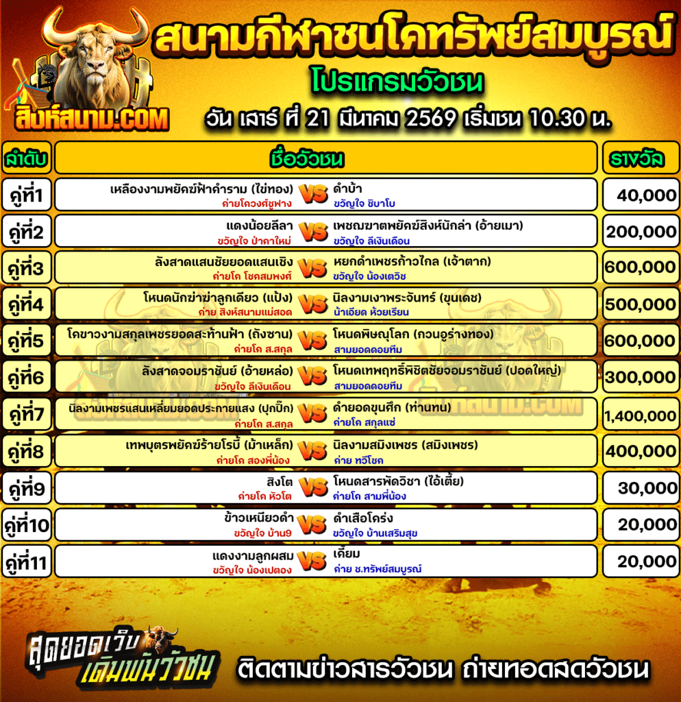 สนามกีฬาชนโคทรัพย์สมบูรณ์