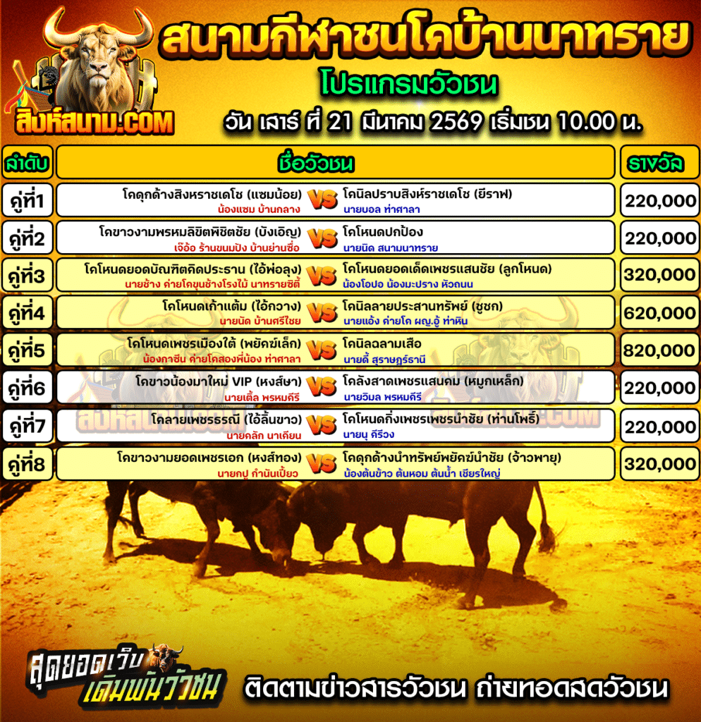 สนามกีฬาชนโคบ้านนาทราย