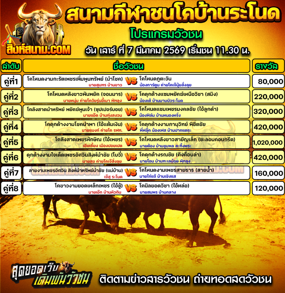 โปรแกรมระโนดวันที่7