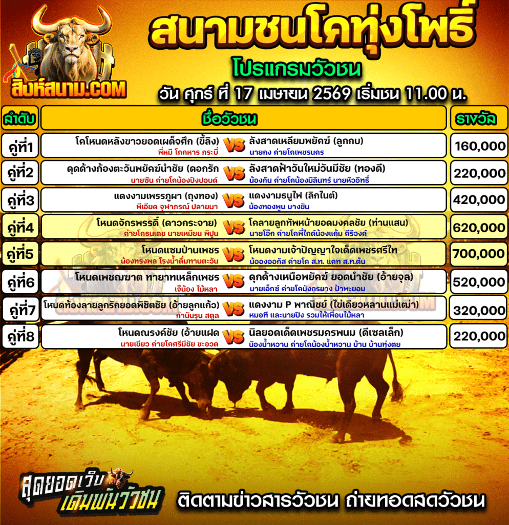 สนามกีฬาชนโคทุ่งโพธิ์