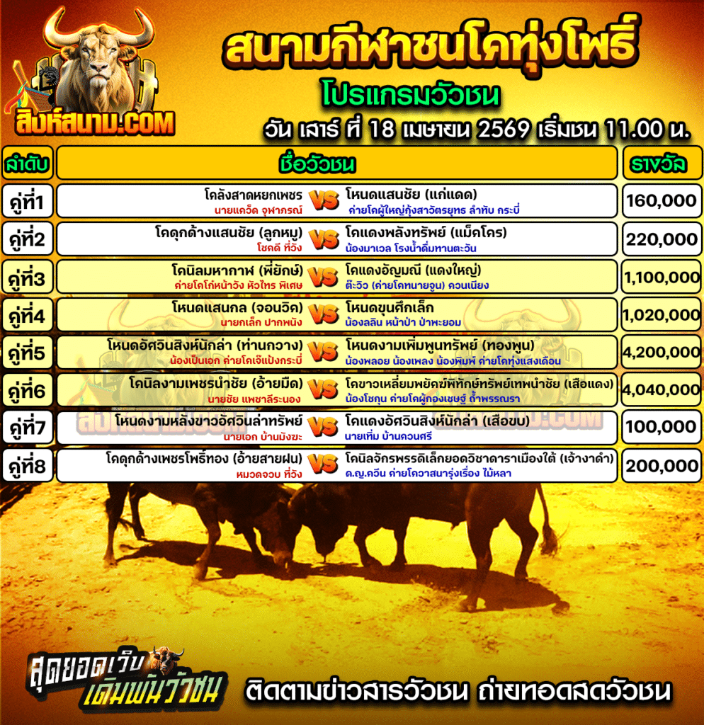 โปรแกรมทุ่งโพธิ์18